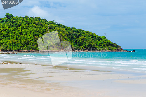 Image of Tropical beach and small island