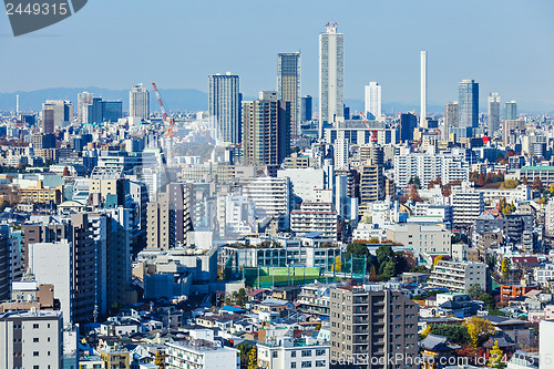 Image of Tokyo skyline in Japan