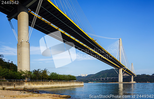 Image of Suspension bridge in Hong Kong