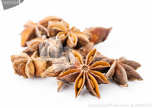 Image of Star anise isolated on white