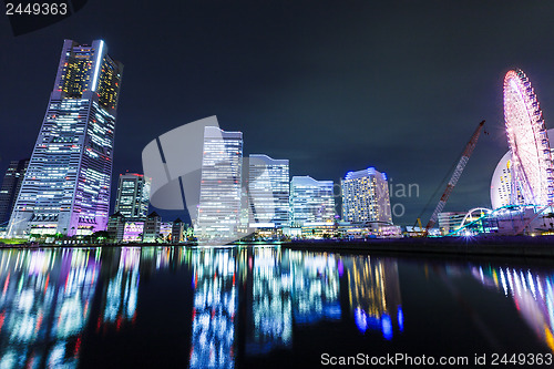 Image of Yokohama city skyline in Japan