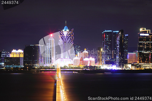 Image of Macau at night