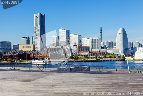 Image of Yokohama skyline in Japan