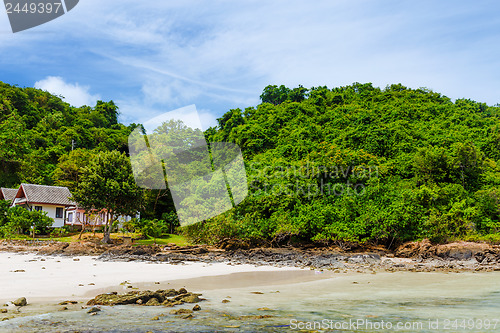 Image of Beautiful beach on island