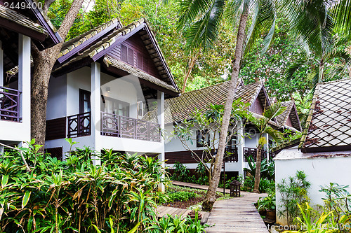 Image of Wooden resort in Thailand