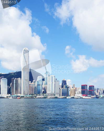 Image of Financial district in Hong Kong