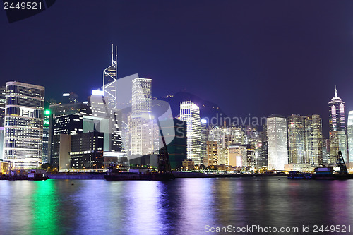 Image of Hong Kong night view