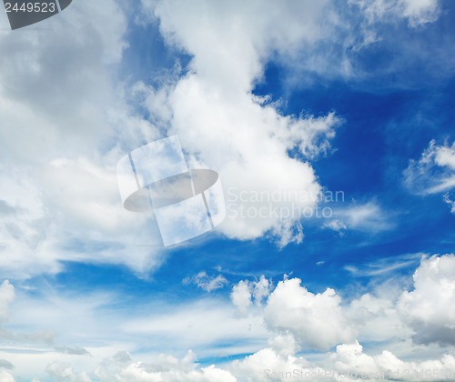 Image of Sunny day cloudscape