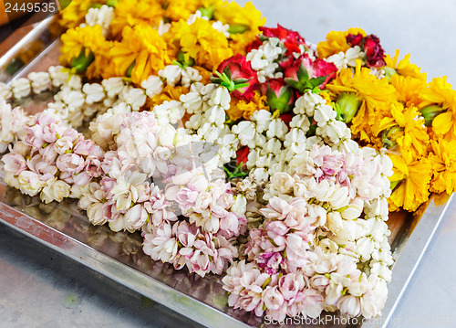 Image of Flower for offering in Thailand