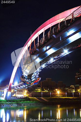 Image of Bridge at night in Taiwan