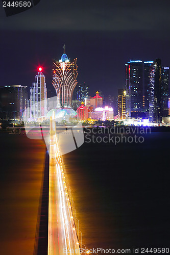 Image of Macau at night