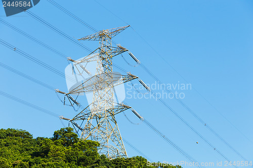 Image of Power distribution tower