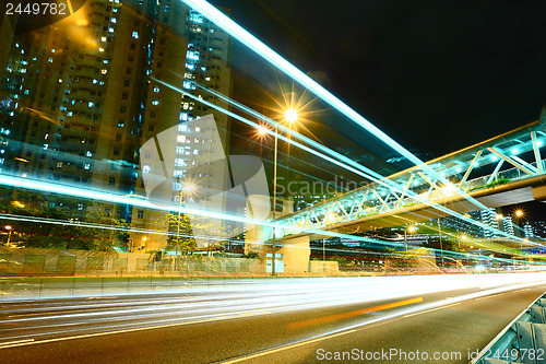 Image of Busy traffic in city