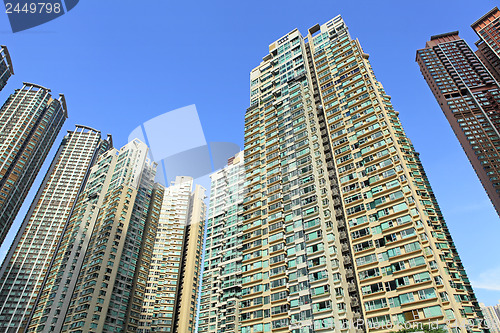 Image of Hong Kong residential buildings