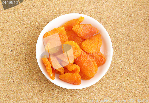 Image of Dried apricots with toothpick