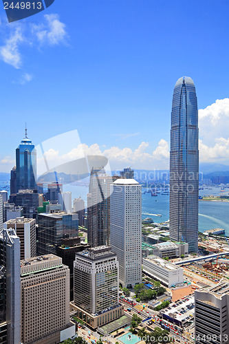 Image of Financial district in Hong Kong