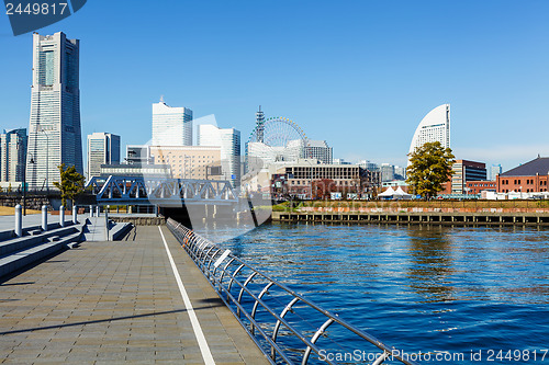 Image of Yokohama skyline in Japan