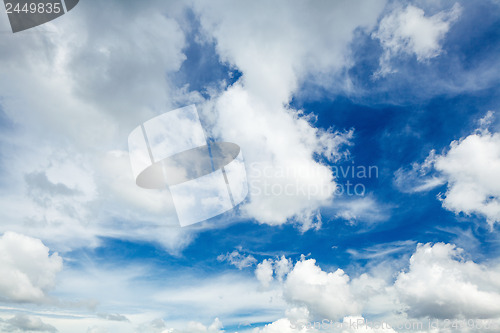 Image of Sunny day cloudscape