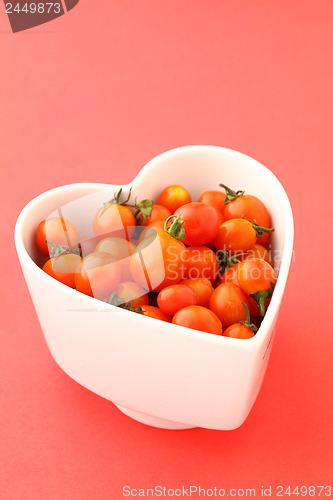 Image of Cherry tomato with love