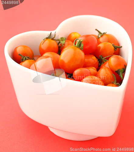 Image of Cherry tomato with love