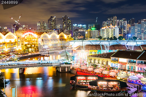 Image of Singapore night