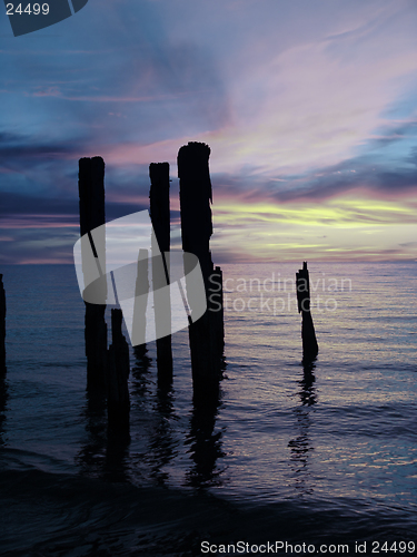 Image of Broken Pier Blue