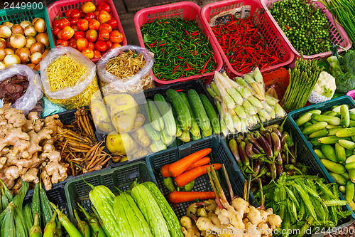 Image of Vegetable in food market