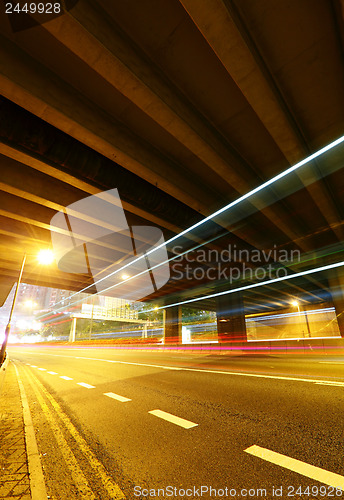 Image of Tunnel with traffic trail