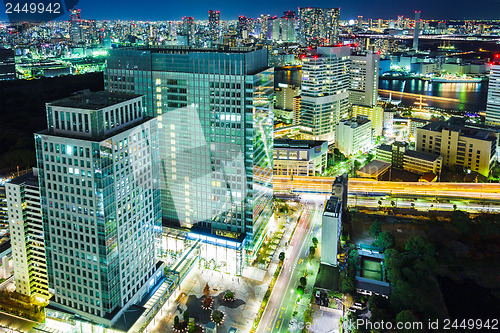 Image of Tokyo cityscape at night