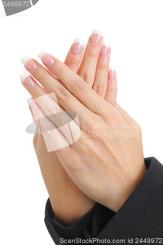 Image of Manicure on female hands