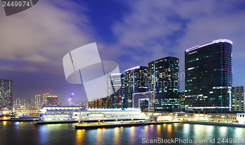 Image of Kowloon downtown at night