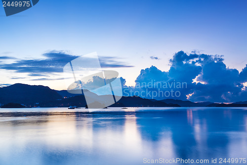 Image of Sunrise with sea