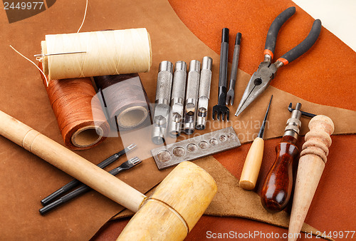 Image of Handmade leather craft tool