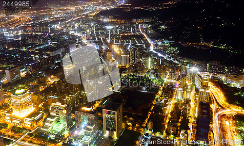 Image of Taiwan city at night