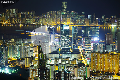 Image of Hong Kong at night