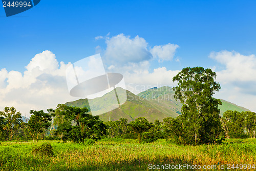 Image of Countryside with sunshine