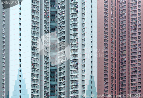 Image of Public housing building in Hong Kong