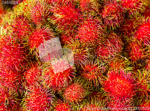 Image of Red rambutan