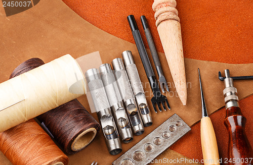 Image of Handmade leather craft tool