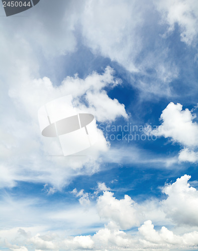 Image of Sunny day cloudscape