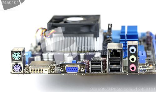 Image of computer motherboard