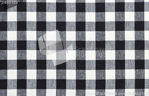 Image of checkered tablecloth