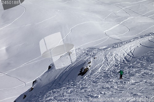 Image of Skier on off-piste slope