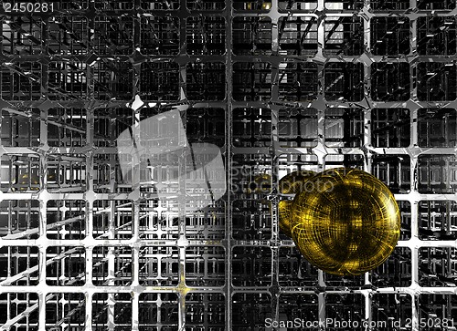 Image of golden sphere