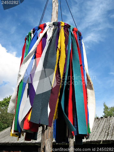 Image of folk ribbons decoration