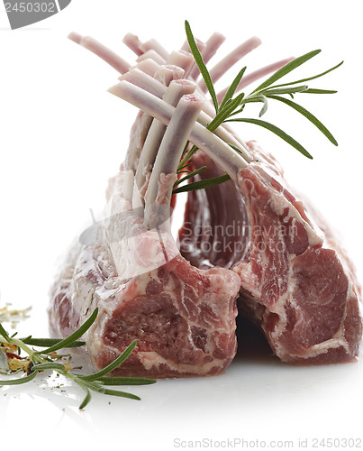 Image of Racks Of Raw Lamb Ribs