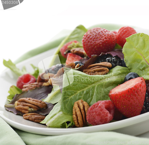 Image of Spring Salad With Berries And Peanuts
