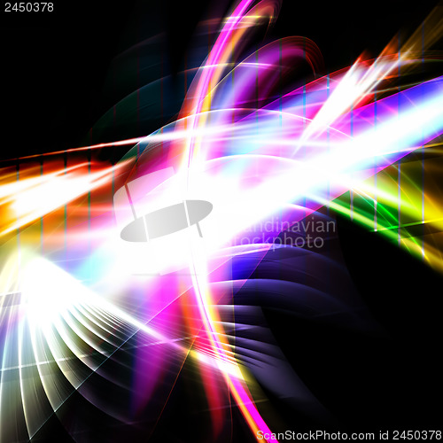 Image of Rainbow Fractal Abstract