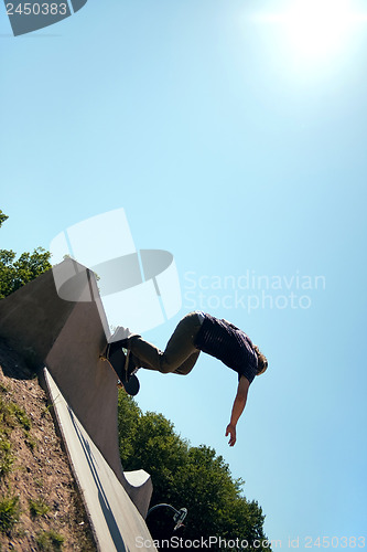 Image of Skateboarder Silhouette 