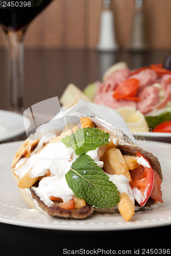 Image of Greek Gyro Pita Wrap